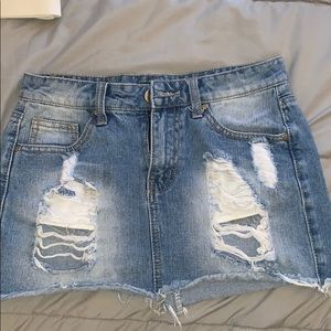 Jean skirt